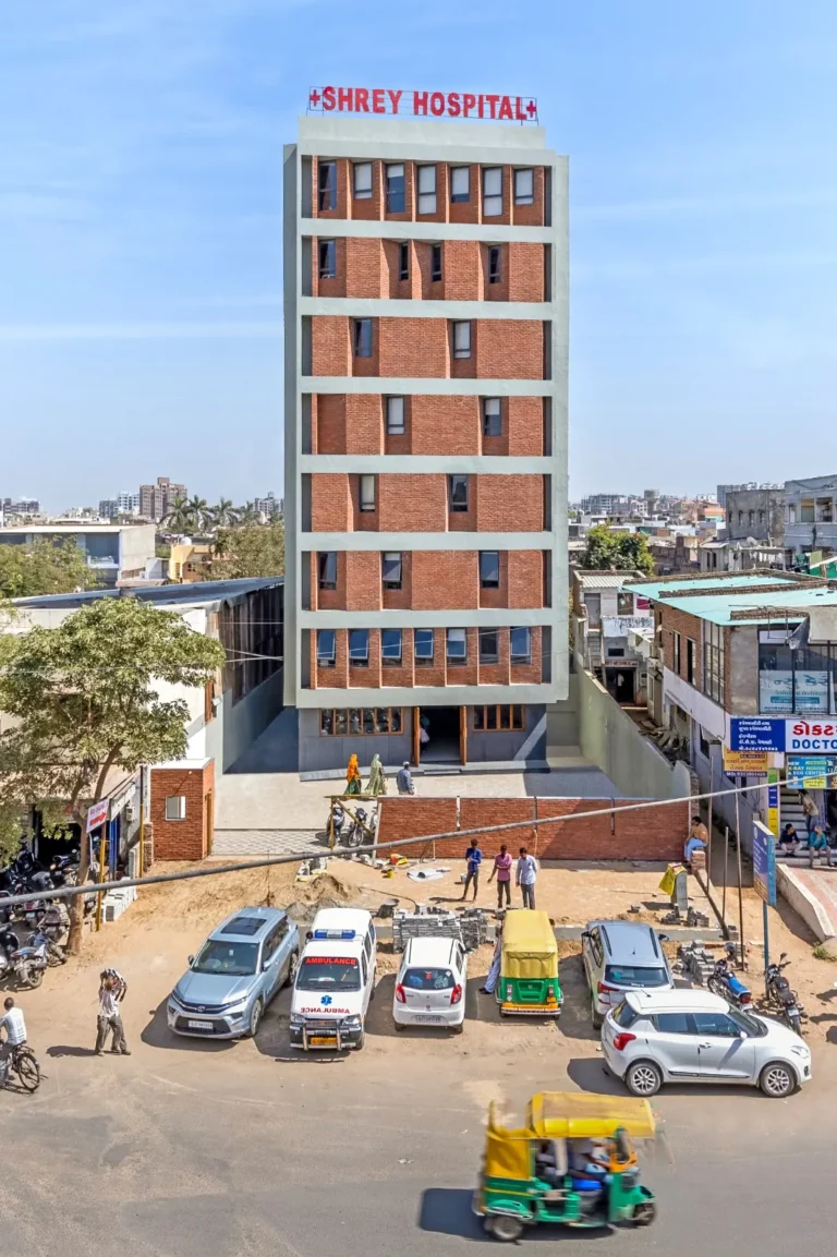 Shrey Hospital aerial view, Sarkhej Ahmedabad