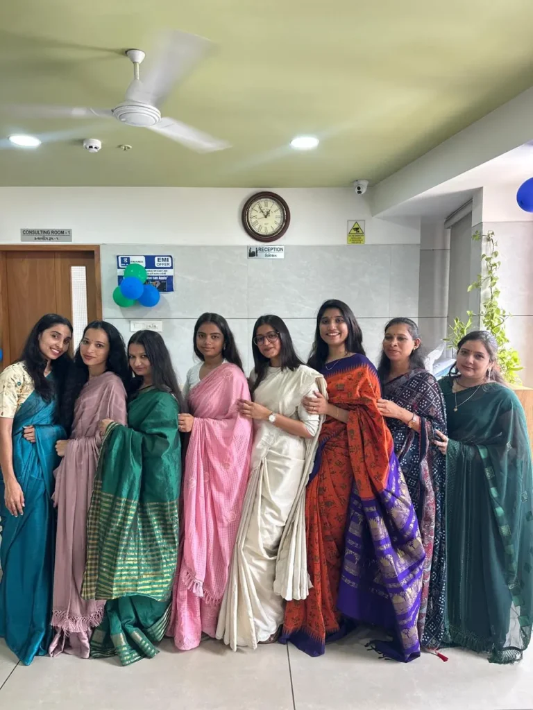 Female staff group at Shrey Hospital